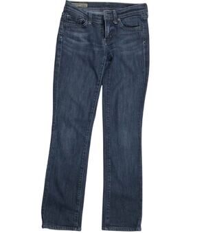 Citizens of Humanity Womens Size 25 Blue Dark Wash Mid Rise Straight Leg Jeans